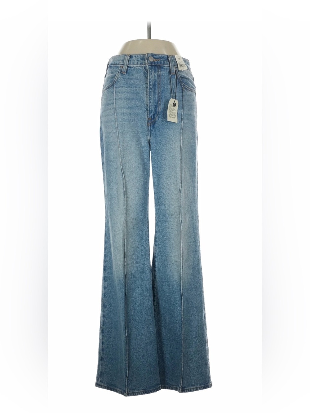 Levi's Premium Ribcage Bell Western High Rise Flare Jeans Light Wash NWT Size 26